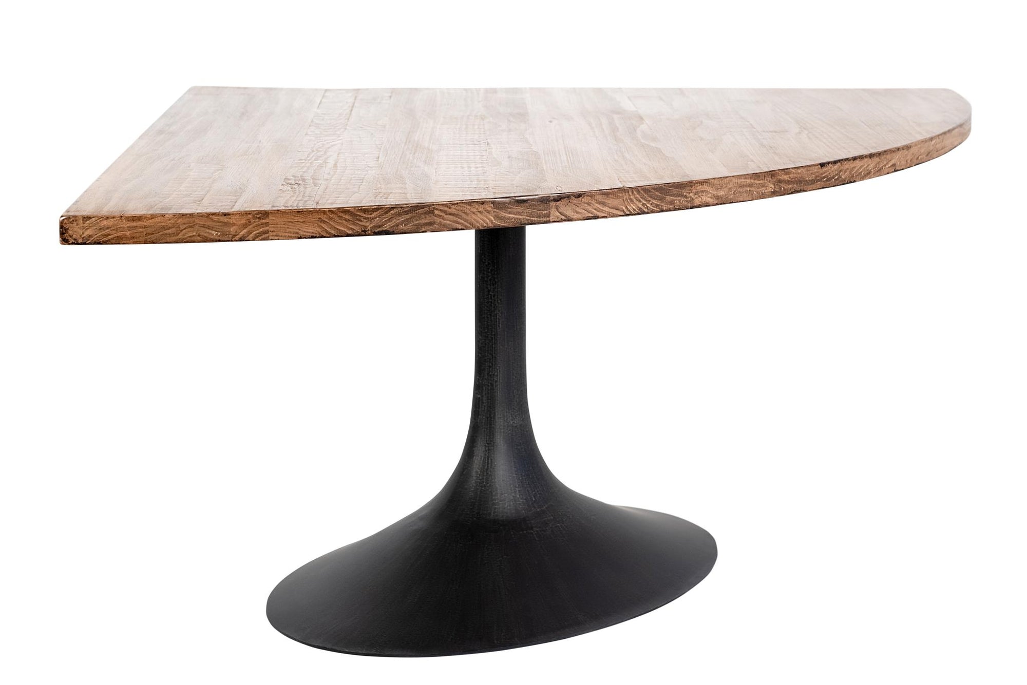 Megan Quarter Round Dining Table in Antique Natural-Olde Door Company-Blue Hand Home