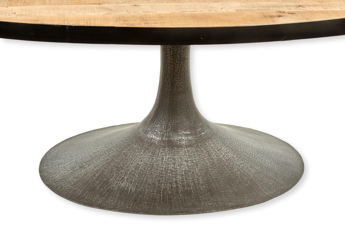 Miranda Dining Table in Natural / Iron-Olde Door Company-Blue Hand Home