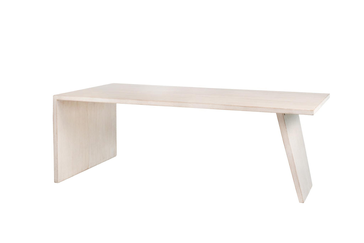Hailey Dining Table in White Washed-Olde Door Company-Blue Hand Home