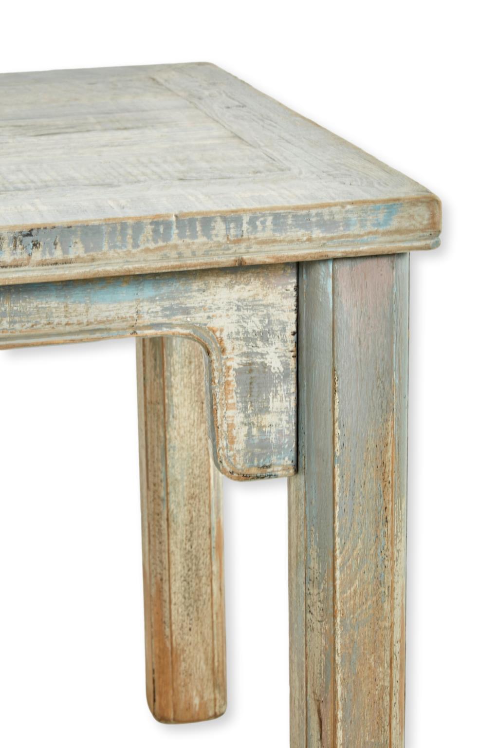 Sienna Dining Table/Desk in Antique Grey Blue-Olde Door Company-Blue Hand Home