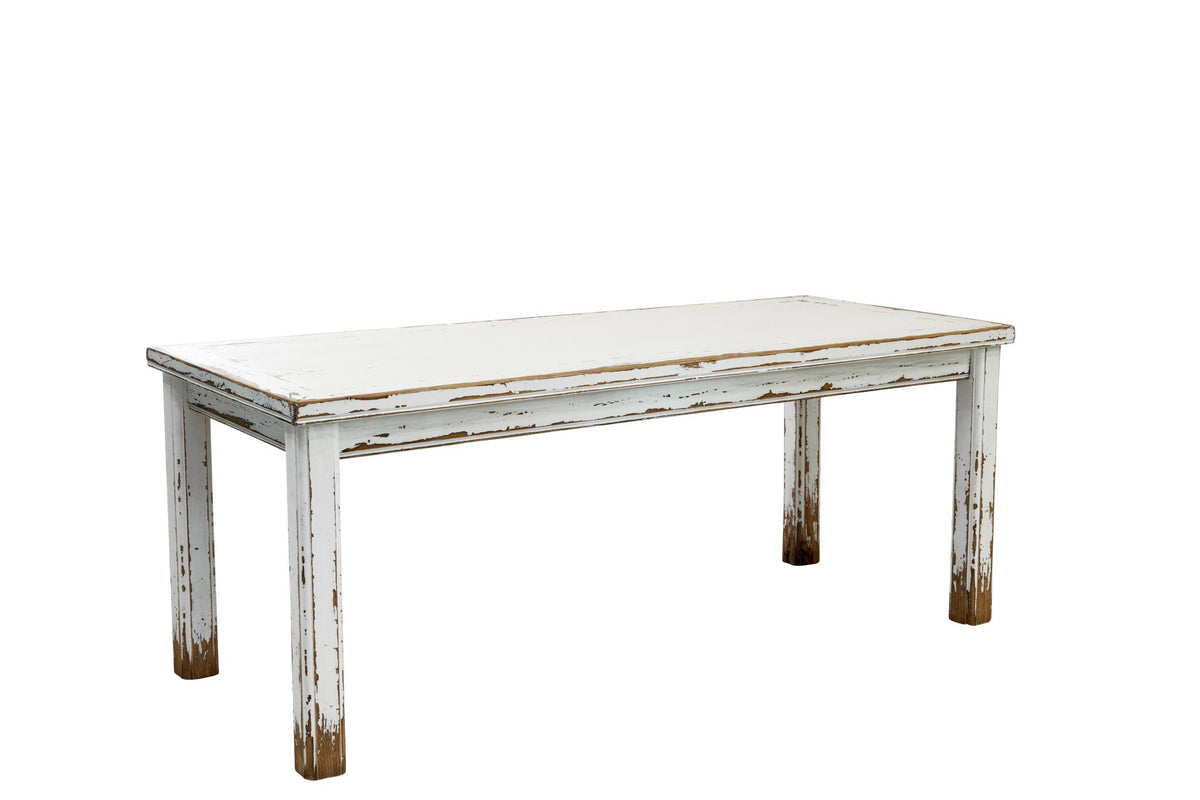 Sienna Dining Table/Desk in Antique White-Olde Door Company-Blue Hand Home