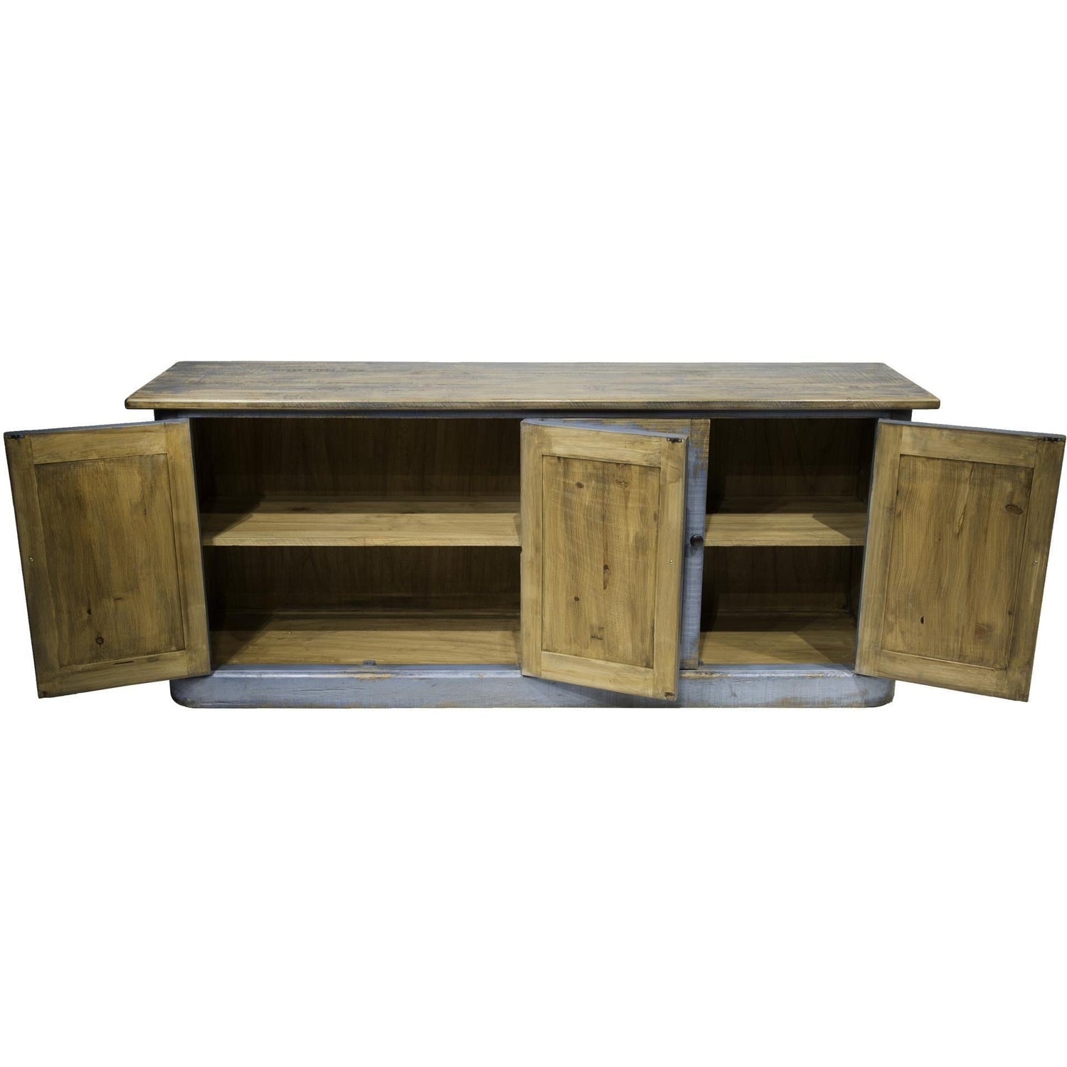 Amelia Buffet Antique Blue Top & Distressed Light Blue Base-Olde Door Company-Blue Hand Home
