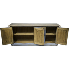 Amelia Buffet Antique Blue Top & Distressed Light Blue Base-Olde Door Company-Blue Hand Home