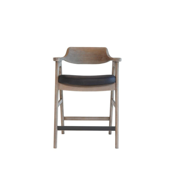 Wagner Counter Chair Medium Grey with Seat Options-Olde Door Company-Blue Hand Home