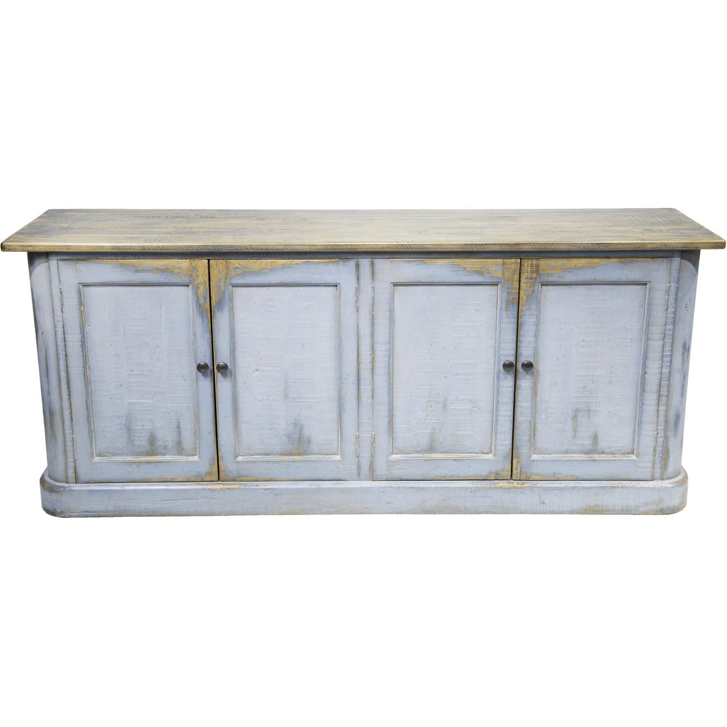 Amelia Buffet Antique Blue Top & Distressed Light Blue Base-Olde Door Company-Blue Hand Home