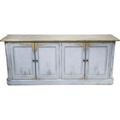 Amelia Buffet Antique Blue Top & Distressed Light Blue Base-Olde Door Company-Blue Hand Home