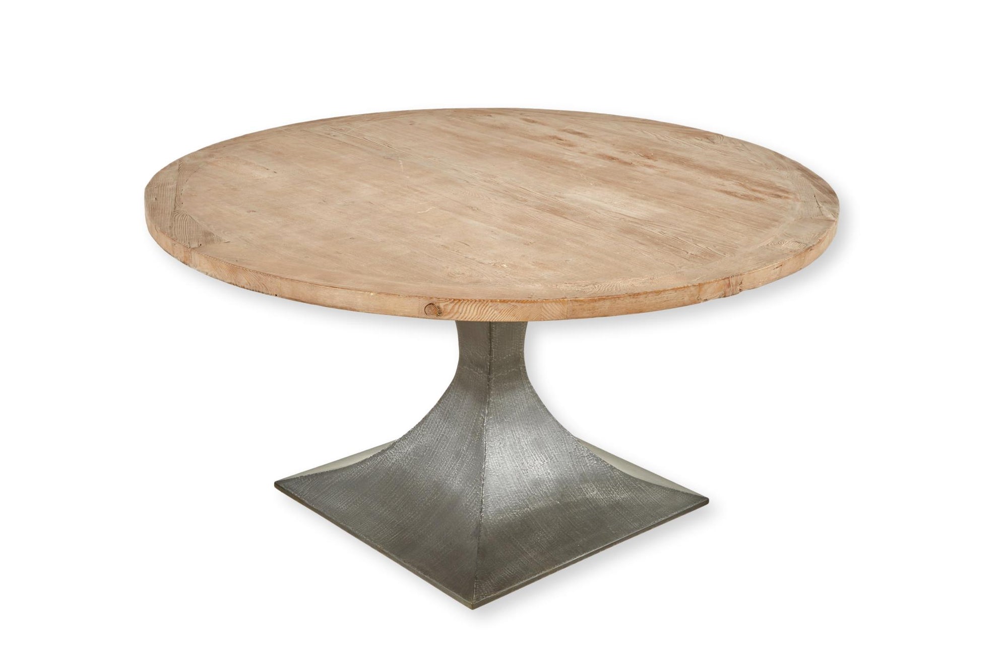 Makenzie RD Dining Table in Iron / Light Grey-Olde Door Company-Blue Hand Home