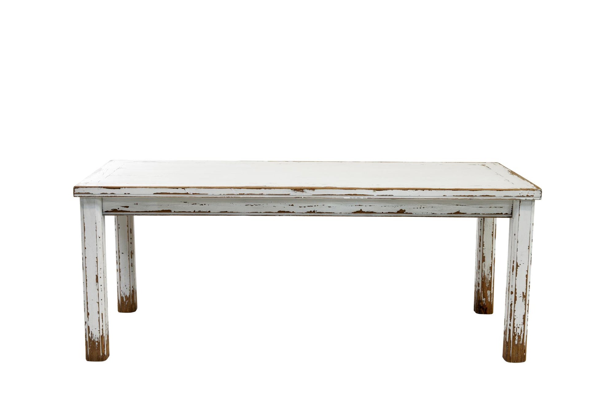 Sienna Dining Table/Desk in Antique White-Olde Door Company-Blue Hand Home
