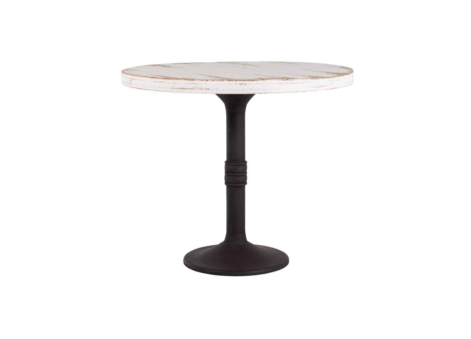 Sadie Rd Dining Table in Antique White / Iron-Olde Door Company-Blue Hand Home