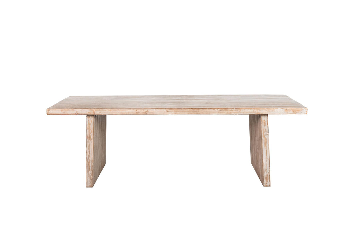 Chanel Rect Dining Table in Aged White-Olde Door Company-Blue Hand Home