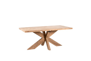 Demi Rect Dining Table in Natural-Olde Door Company-Blue Hand Home