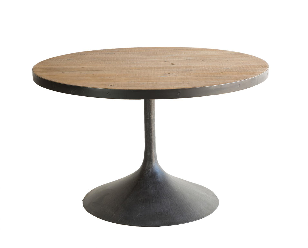 Miranda Dining Table in Natural / Iron-Olde Door Company-Blue Hand Home