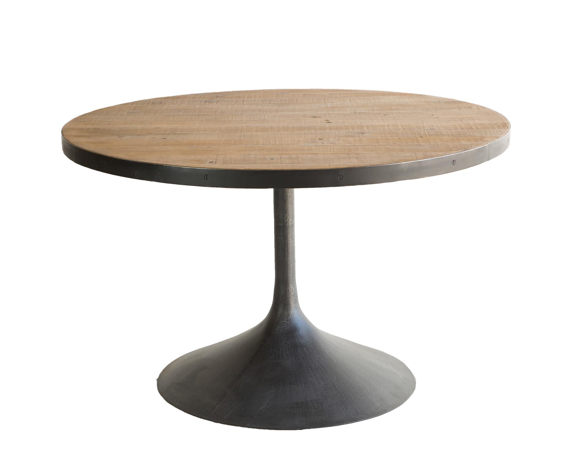 Miranda Dining Table in Natural / Iron-Olde Door Company-Blue Hand Home