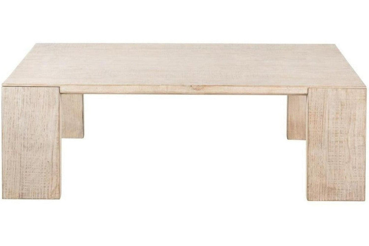 Oliver Coffee Table White Washed-Olde Door Company-Blue Hand Home