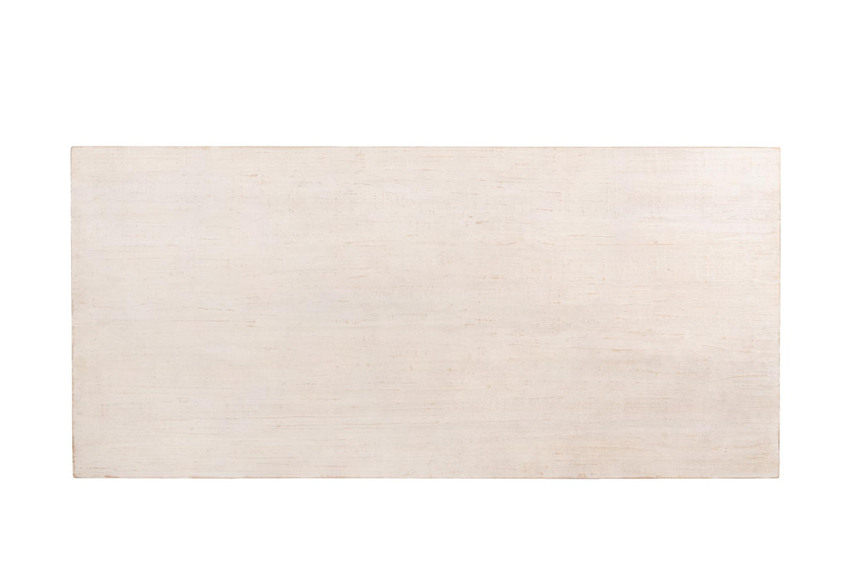 Hailey Dining Table in White Washed-Olde Door Company-Blue Hand Home