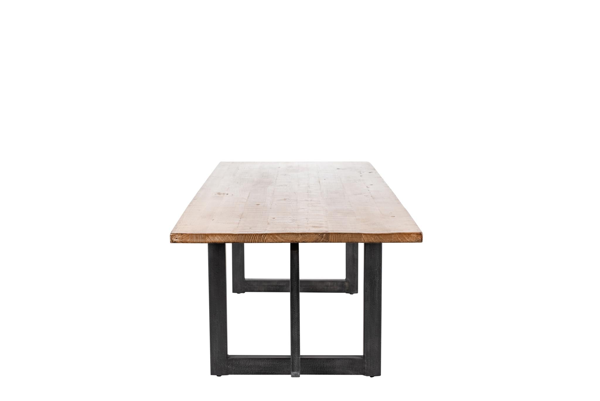 Adrian Dining Table in Antique Natural / Iron-Olde Door Company-Blue Hand Home