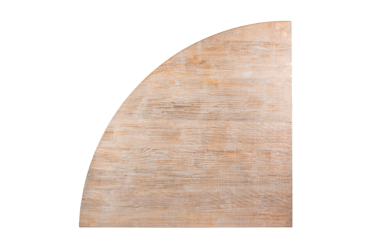 Megan Quarter Round Dining Table in Antique Natural-Olde Door Company-Blue Hand Home