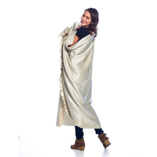 Alpaca Throw-Shupaca-Blue Hand Home