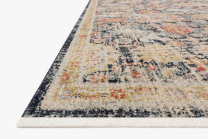 Graham Rug Magnolia Home by Joanna Gaines - GRA-05 Blue/Multi-Loloi Rugs-Blue Hand Home