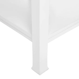 Villa & House - Harlow 1-Drawer Side Table In White-Bungalow 5-Blue Hand Home