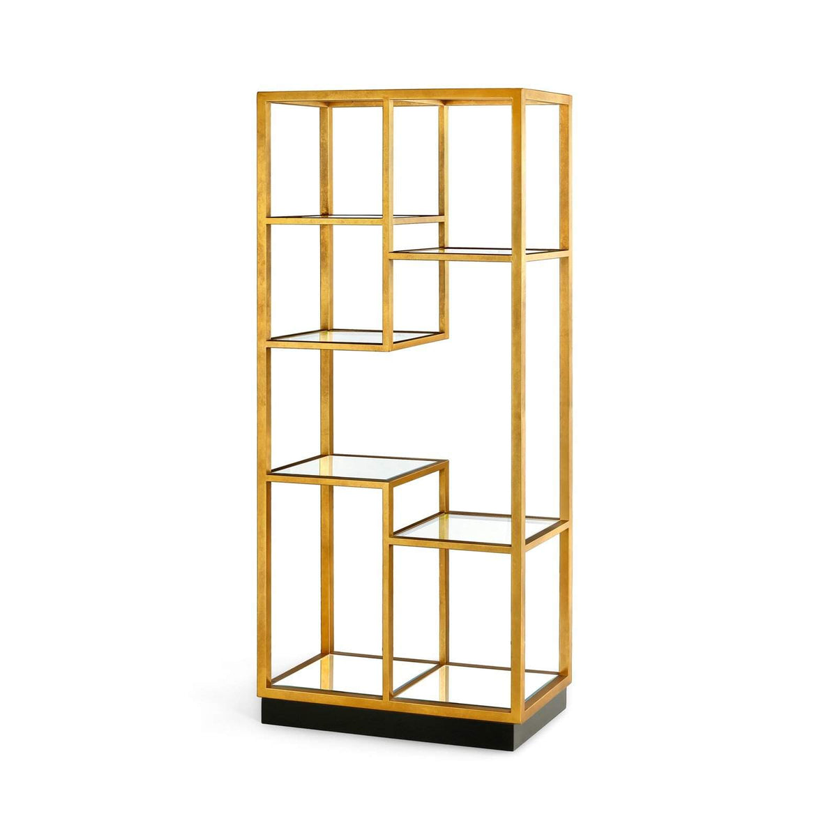 Villa &amp; House - Haynes Etagere In Gold-Bungalow 5-Blue Hand Home