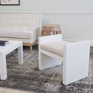 Villa & House - H-Bench In White-Bungalow 5-Blue Hand Home