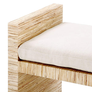 Villa & House - H-Bench In Natural-Bungalow 5-Blue Hand Home