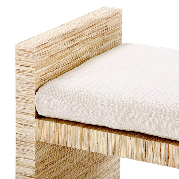 Villa & House - H-Bench In Natural-Bungalow 5-Blue Hand Home