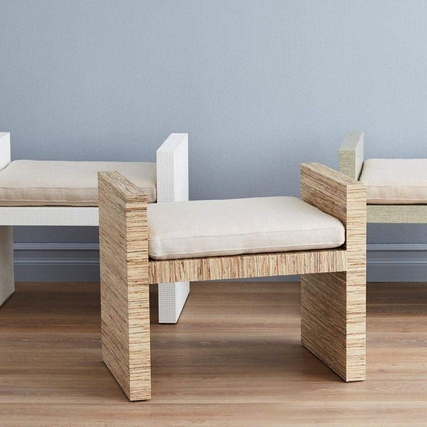 Villa & House - H-Bench In Natural-Bungalow 5-Blue Hand Home