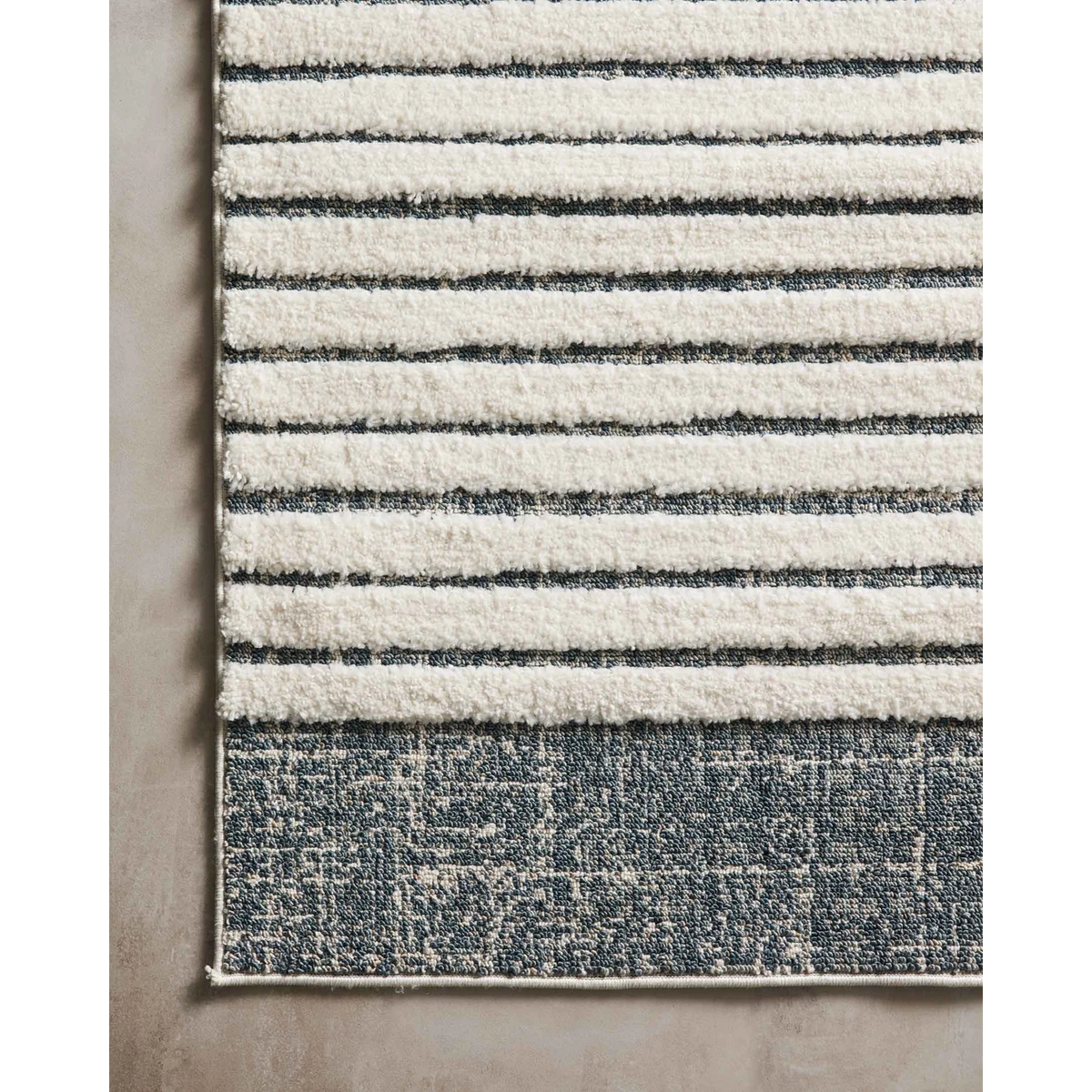 Hagen Rugs by Loloi - HAG-01 White/Ocean-Loloi Rugs-Blue Hand Home