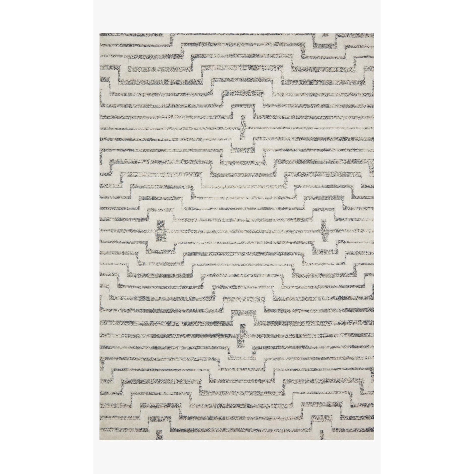 Hagen Rugs by Loloi - HAG-03 White/Sky-Loloi Rugs-Blue Hand Home