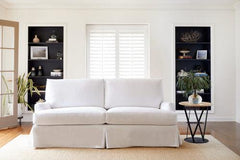 Cisco Fabric Denim White - Grade E - Cotton-Cisco Brothers-Blue Hand Home