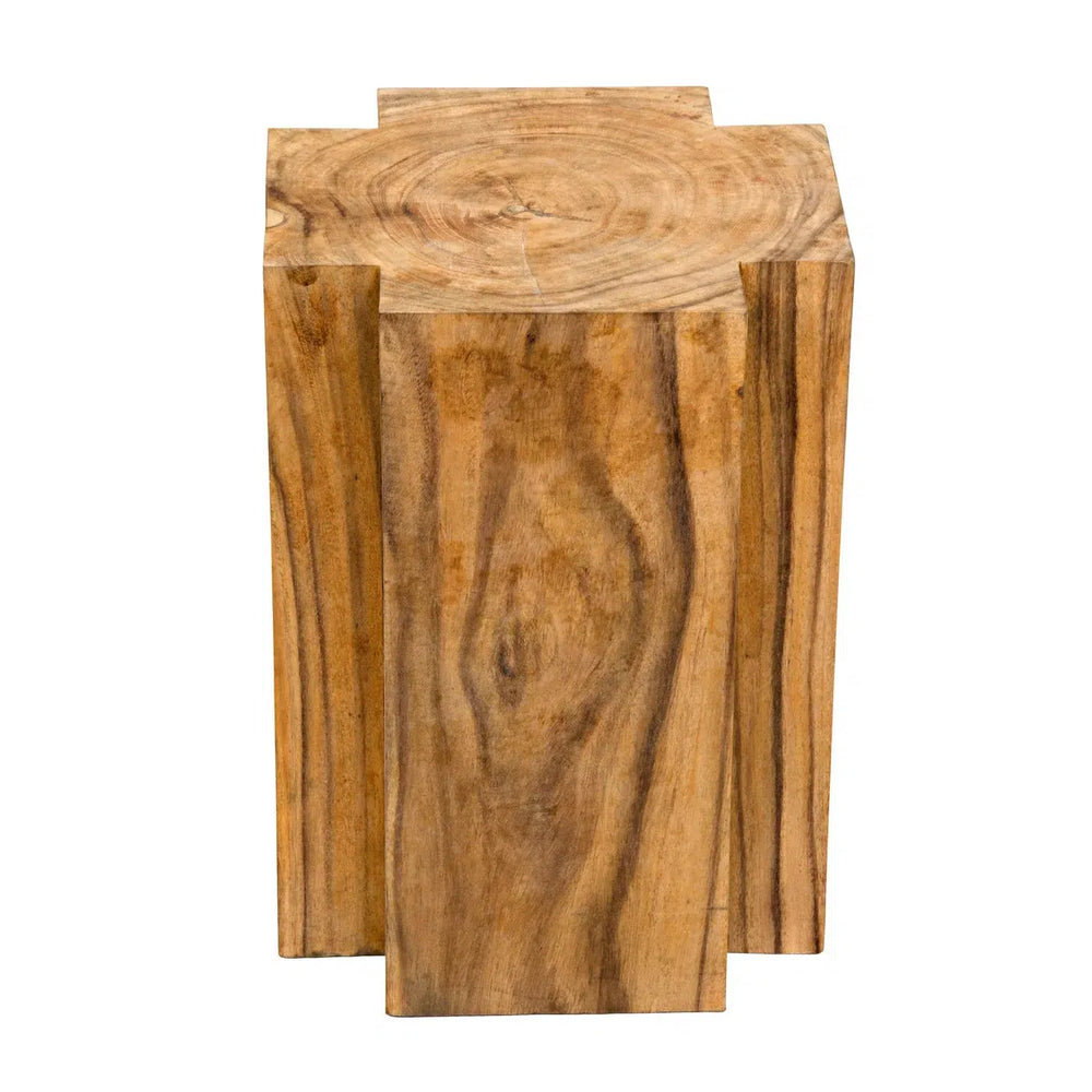 Noir Furniture Haru Side Table, Teak-Noir Furniture-Blue Hand Home