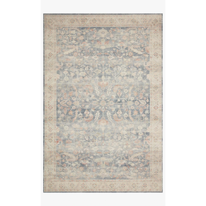 Hathaway Rug by Loloi - HTH-02 Denim/Multi-Loloi Rugs-Blue Hand Home