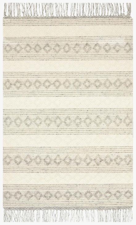Holloway Rug by Magnolia Home by Joanna Gaines - YH-01 MH GREY / IVORY-Loloi Rugs-Blue Hand Home