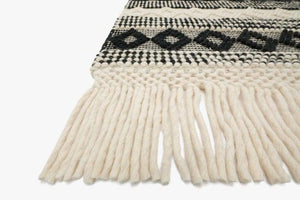 Holloway Rug by Magnolia Home by Joanna Gaines - YH-01 MH IVORY/BLACK-Loloi Rugs-Blue Hand Home