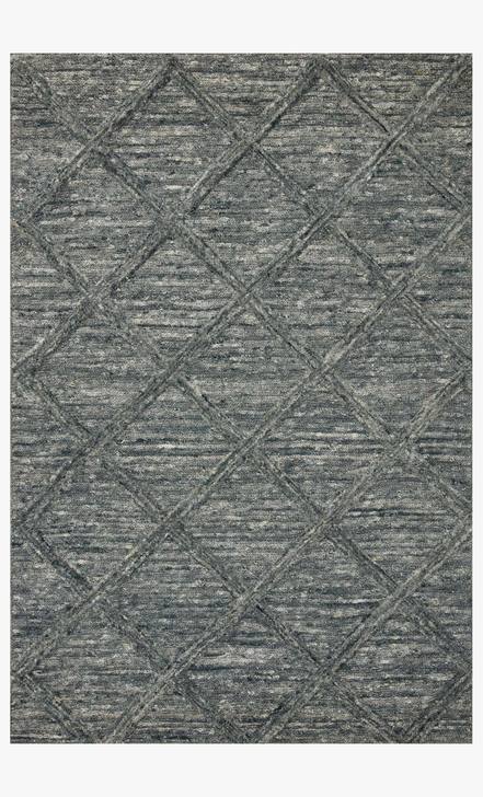 Hunter Rug by Magnolia Home by Joanna Gaines - HUN-01 Ocean-Loloi Rugs-Blue Hand Home