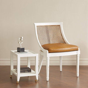 Villa & House - Isadora Tea Table In White-Bungalow 5-Blue Hand Home
