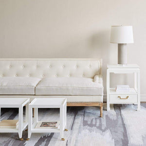 Villa & House - Isadora Tea Table In White-Bungalow 5-Blue Hand Home