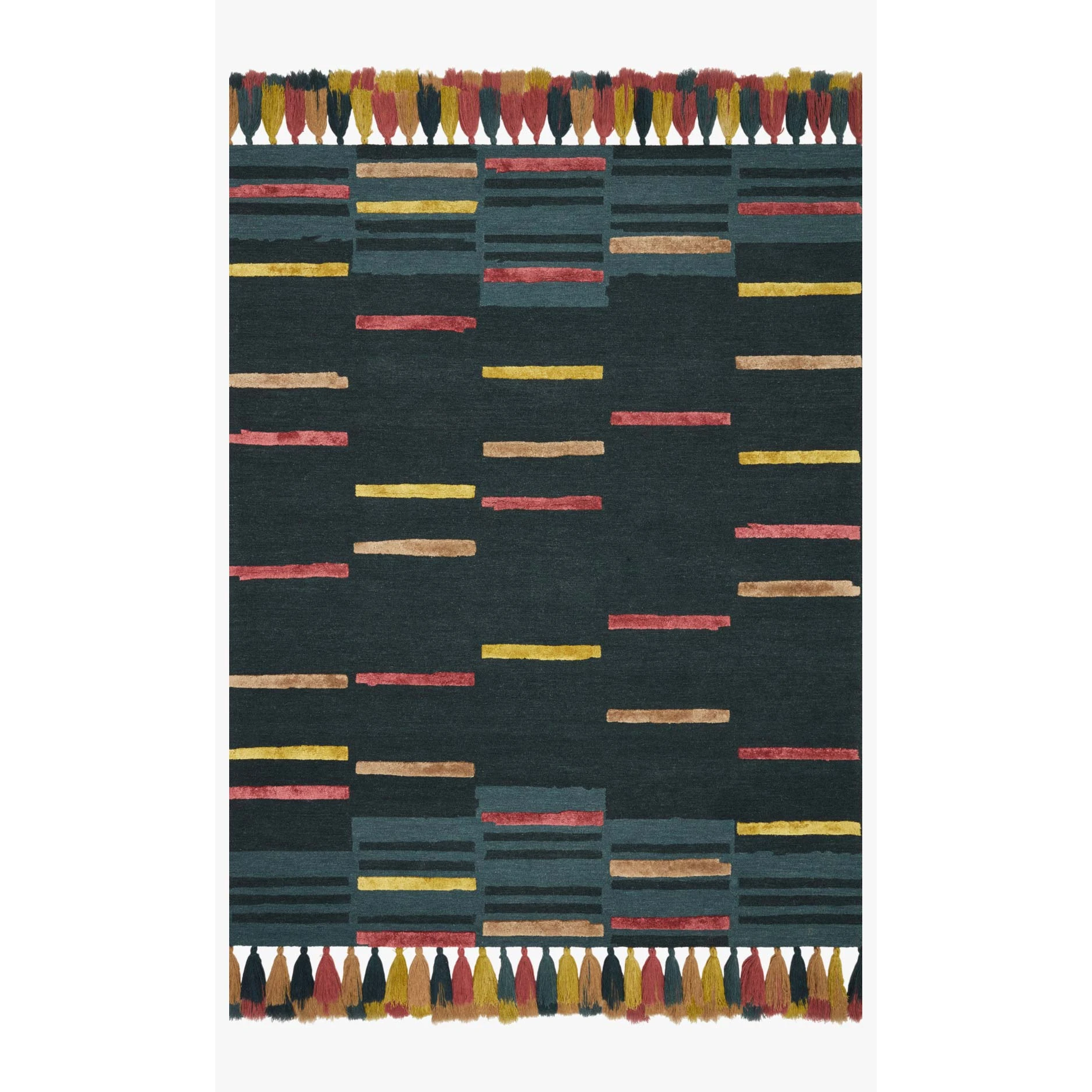 Justina Blakeney Jamila Rug Collection - JAA-03 Teal/Sunset-Loloi Rugs-Blue Hand Home
