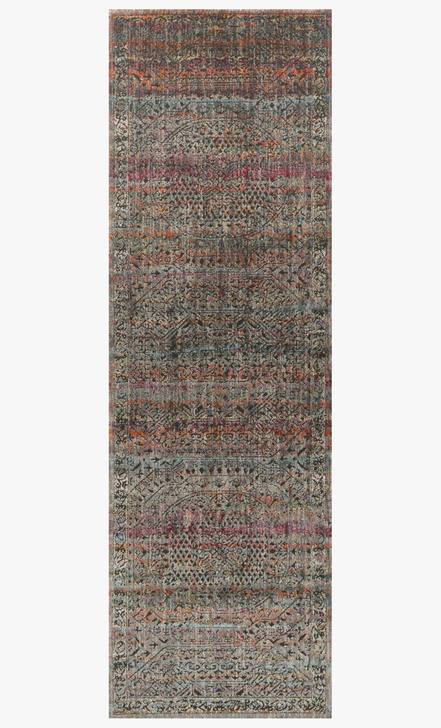 Javari Rugs by Loloi - JV-02 Charcoal/Sunset-Loloi Rugs-Blue Hand Home