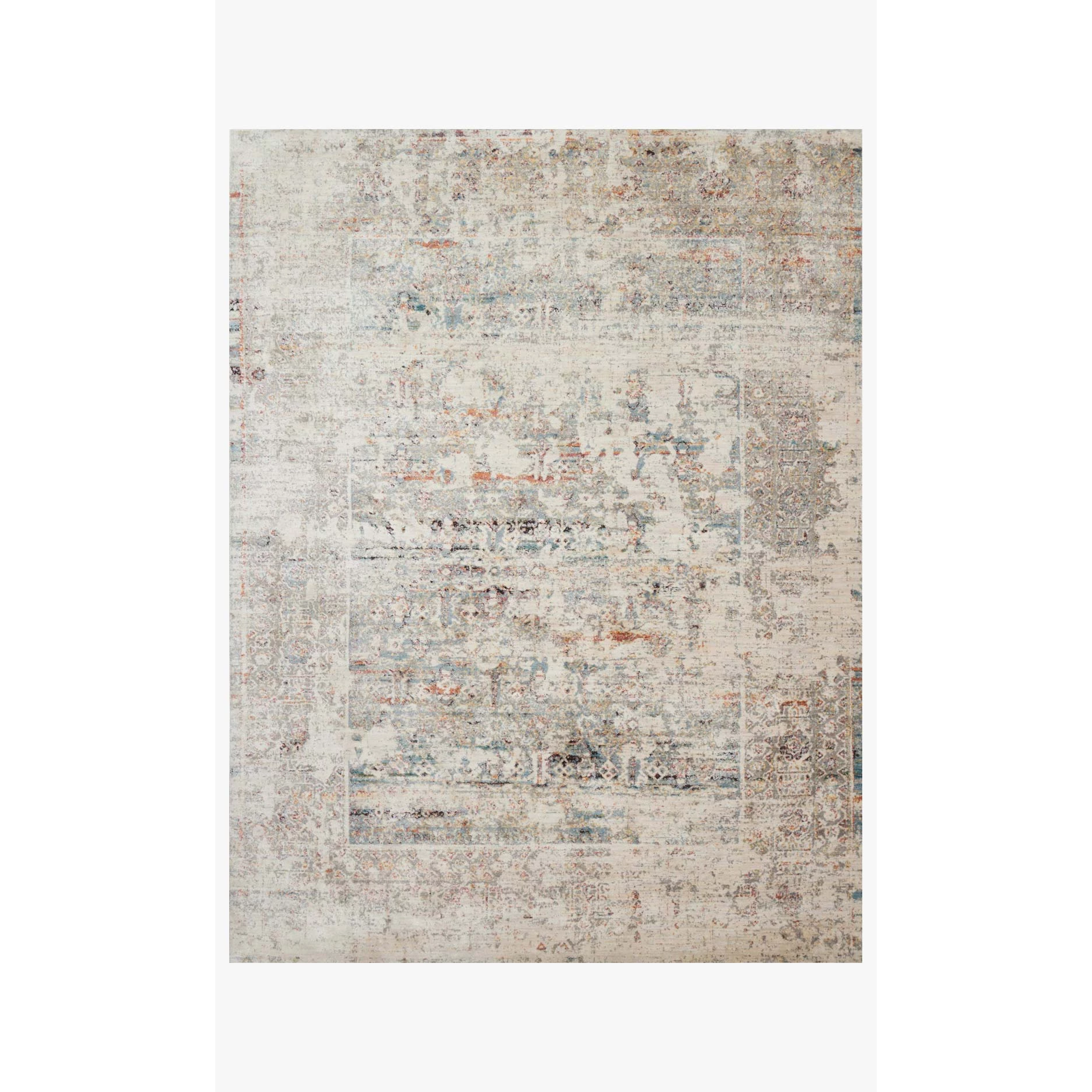 Javari Rugs by Loloi - JV-01 Ivory/Granite-Loloi Rugs-Blue Hand Home