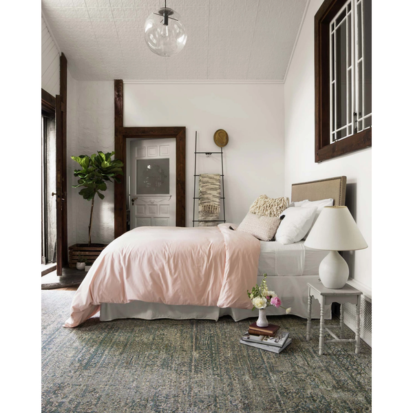 Javari Rugs by Loloi - JV-05 Ivory/Sea-Loloi Rugs-Blue Hand Home