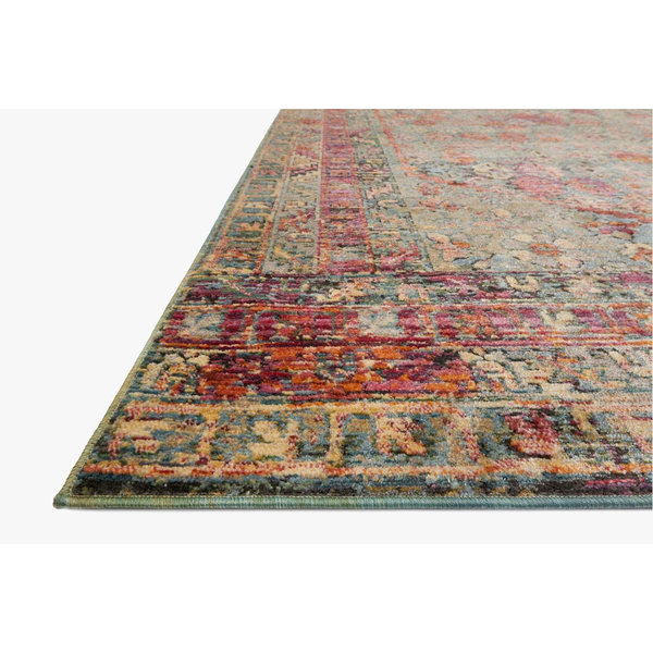 Javari Rugs by Loloi - JV-03 Slate/Berry-Loloi Rugs-Blue Hand Home