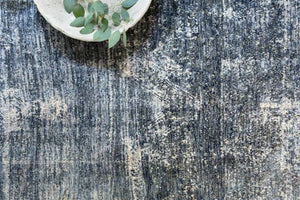 Kennedy Rug Magnolia Home by Joanna Gaines - KEN-01 Denim/Denim-Loloi Rugs-Blue Hand Home