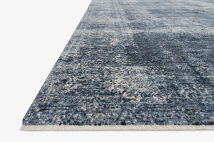 Kennedy Rug Magnolia Home by Joanna Gaines - KEN-01 Denim/Denim-Loloi Rugs-Blue Hand Home