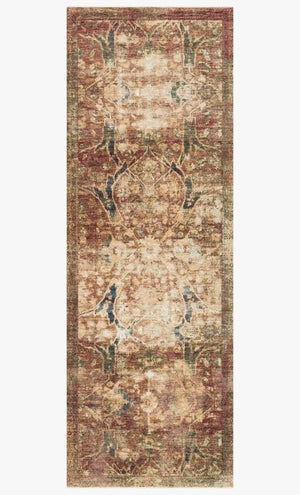 Kennedy Rug Magnolia Home by Joanna Gaines - KEN-02 Rust/Multi-Loloi Rugs-Blue Hand Home