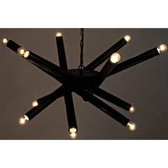 Lex Chandelier, Black Steel