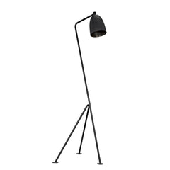 Asti Floor Lamp, Black Steel