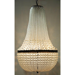 Mist Chandelier, Black Steel